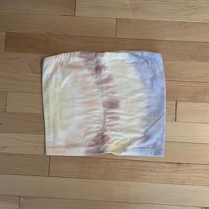 american eagle tye dye tube top